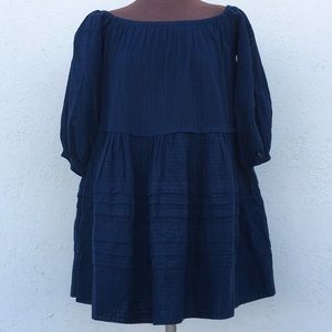 🆕Free People midnight mini dress/Tunic XS